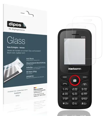 Immagine prodotto di 2x Pellicola Protettiva per Karbonn KX1i Protezione opaco Vetro Flessibile 9H dipos