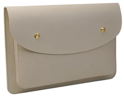 Productafbeelding van Solidchoice - Leren Laptop Sleeve voor 13 Inch MacBook Air en Pro