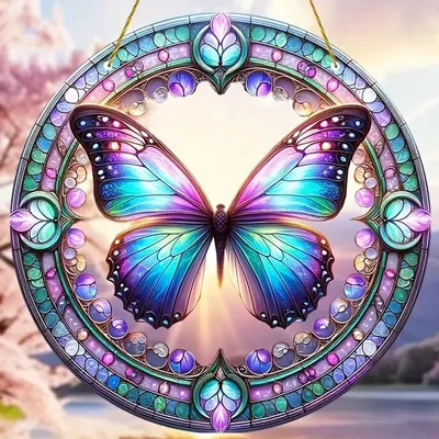 Image de Attrape-Soleil Papillon Multicolore - Type17 L KP32321