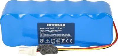 Produktbild von EXTENSILO Akku Ersatz für Samsung DJ96-0083C, DJ96-00136B, VCA-RBT20 für Staubsauger (4500 mAh, 14,4 V, NiMH)