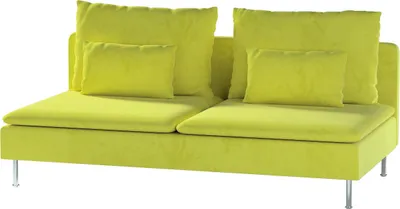 Produktbild von Dekoria Bezug für Söderhamn Sitzelement 3, limone, Bezug für Sitzelement 3