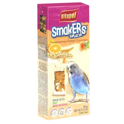 Obrázok produktu pre Vitapol - OVERVEGE Smakers pre vlnkované papagáje 2ks 90g