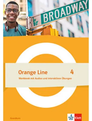 Obrázek produktu pro Orange Line 4 Grundkurs. Workbook mit Audios und interaktiven Übungen Klasse 8