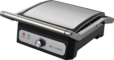 Produktbild von Melchioni 118330013, Schwarz, Edelstahl, Rechteckig, Drehregler, Scharnier, 180°, 1800 W