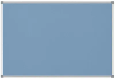 Produktbild von Pinnboard Maulstandard Textil 90x60 cm hellblau Packung mit 5 Stück