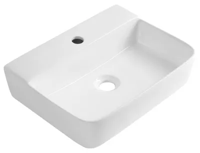 Productafbeelding van CRISTY keramische wastafel, 45x34 cm, wit