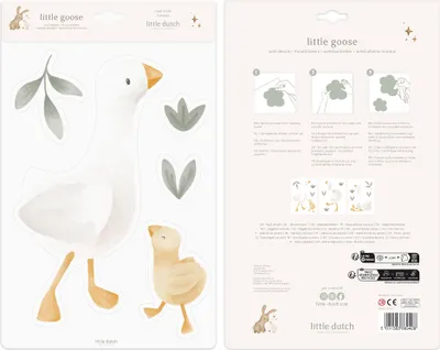 Produktbild von Little Dutch Wandaufkleber Kleine Gans 30x21cm