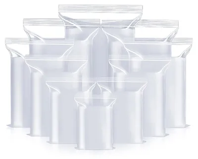 Image de Solidchoice - Sachets en plastique refermables, 11 x 15 cm, paquet de 50