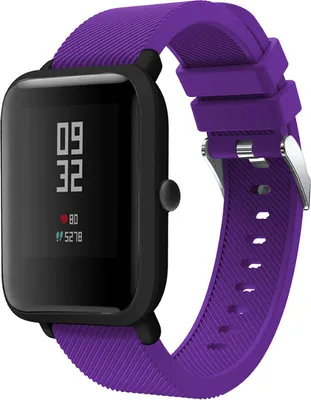Produktbild von Strap-it Xiaomi Amazfit Bip Armband Silikon (Violett)