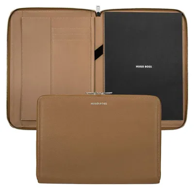 Produktbild von HUGO BOSS A4 Konferenzmappe Pure Iconic Camel