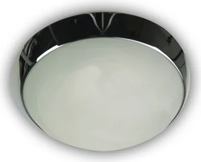 Produktbild von Niermann E27 Deckenleuchte Alabaster-Glas, Chrom, 30cm,  Germany