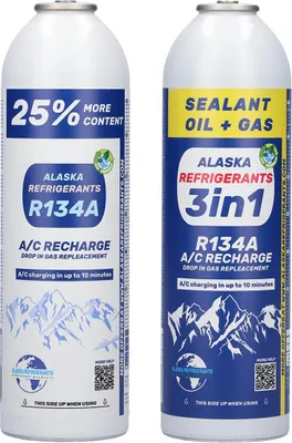 Immagine prodotto di 1 x +25% HC 134a (gas sostitutivo R134), 1 x 3in1 HC 134a (gas sostitutivo R134)