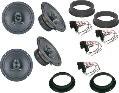 Produktbild von Ground Zero Boxen Set für VW Touran 1T Bj 03-15 Tür vorne hinten 240 Watt
