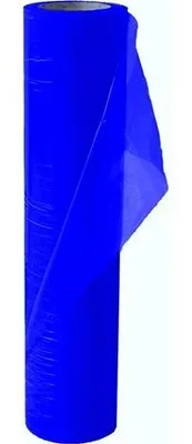 Produktbild von PE-Schutzfolie 500 mm x 100 m, blau - Selbstklebend & UV-beständig - Glasschutzfolie