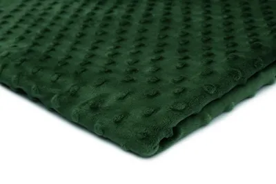 Produktbild von Minkee Dots Noppen, Grübchen Punkte Strickwaren Waldgrün 50 x 155 cm