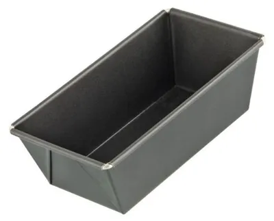 Produktbild von Zenker Königskuchenform 20 cm SPECIAL - MINI, kleine Backform aus Stahlblech, Kastenform mit Antihaftbeschichtung (Farbe: Schwarz)