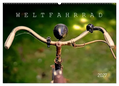 Produktbild von Weltfahrrad (Wandkalender 2027 DIN A2 quer), CALVENDO Monatskalender