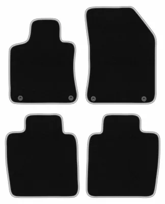 Obrázok produktu pre Velúrové autokoberce pre: DS. 9 2020- sedan čierno-strieborné
