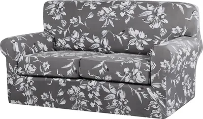 Obrázek produktu pro Super stretch potah na pohovku s odděleným polštářovým potahem Pohovka Křeslo Loveseat Pohovka Kryty（2 Seater Sofa，Grey）