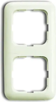 Produktbild von Busch-Jaeger Abdeckrahmen Bosch-Duro 2000 SI, 2-fach, perlweiß 1725-0-0555