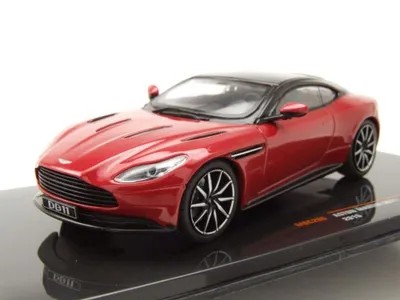 Produktbild von Aston Martin DB11 2016 rot metallic Modellauto 1:43 ixo models
