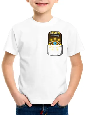 Produktbild von A.N.T. Sheikah Tafel Kinder T-Shirt wild the breath of snes link