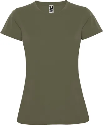 Produktbild von Roly - "Montecarlo" T-Shirt für Damen - Sport kurzärmlig PF4302 (M) (Militärgrün)