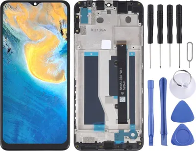Produktbild von Für ZTE Blade A71 A7030 2021 Display Full LCD mit Rahmen Einheit Touch Ersatzteil Reparatur Schwarz