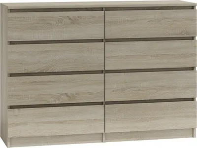 Produktbild von Komoda Malwa M8 140 cm z 8 szufladami w kolorze sonoma