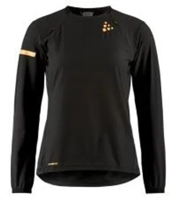 Produktbild von Craft PRO Hypervent LS Wind 2 W schwarz 1914594-999000 S; Schwarzes T-Shirt