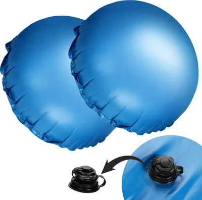 Produktbild von Eikuavons Poolkissen Rund 200cm | Winterkissen für Pool | Luftkissen Poolabdeckung | Frostbeständig bis -25°C | 0.4mm PVC mit Spiralluftventil | 2 Stück