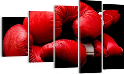 Produktbild von Bild auf Leinwand - Leinwandbild - Sport Handschuhe Leder Wettkampf - 100x60cm - Wand Bild - Wanddeko - Leinwanddruck - Bilder - Kunstdruck - Leinwand bilder - Wandkunst - EG100x60-2211