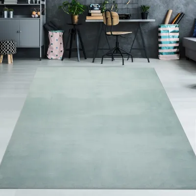 Immagine prodotto di Morbido tappeto a pelo lungo blu Dimensioni: 160 x 220 cm