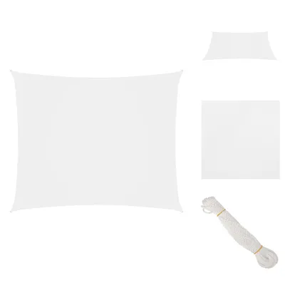 Obrázek produktu pro vidaXL markýza Oxford Fabric Rectangular 6x8 m White - Slunečníky a sluneční clony