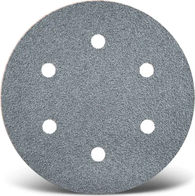 Produktbild von MENZER Platinum Klett-Schleifscheiben, 225 mm, 6-Loch, f. Trockenbauschleifer, Halbedelkorund (5 Stk.) K150