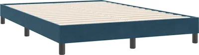 Immagine prodotto di vidaXL Struttura letto senza materasso blu scuro 140x220 cm in velluto