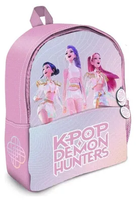 Immagine prodotto di Zaino junior a tema "Cacciatori di demoni KPop", colore oro
