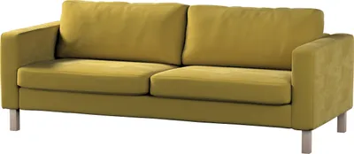 Produktbild von Dekoria Bezug für Karlstad 3-Sitzer Sofa nicht ausklappbar, kurz, olivegrün, Bezug für Karlstad