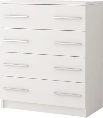 Image de Commode avec tiroirs poignées argentées chambre d'enfant EGA I 4S 02