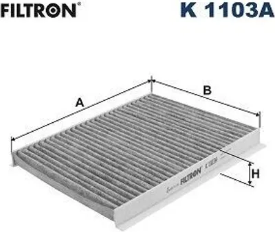 Image de Filtre d'habitacle à charbon actif