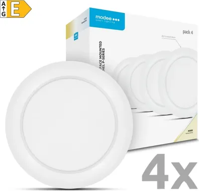 Obrázok produktu pre Modee LED stropný panel 18W 4000K biely 1980 lumenov 4ks