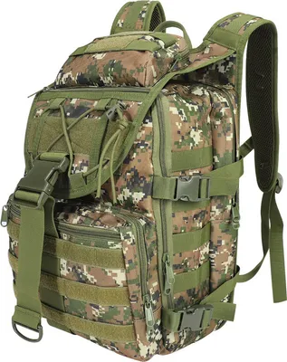 Image de (C) sac de chasse multifonctionnel en plein air, camouflage, militaire, randonnée, sac à dos de camping pour la randonnée en plein air, le camping, le trekking, la chasse