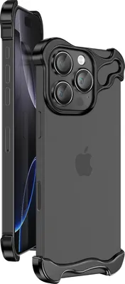 Image de Avizar, coque de protection pour iPhone 16 Pro avec protection en verre trempé pour l'appareil photo, noir