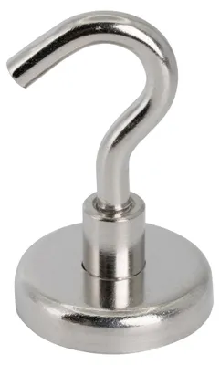 Ferrit-Klemmagnet 32 mm mit M6-Haken, 5,8 kg, 10er-Pack