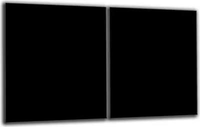 Produktbild von Herdabdeckplatte Abdeckung Glaskeramikkochfeld Abdeckplatte 2-Teilig 80x52 Schwarz Schutz