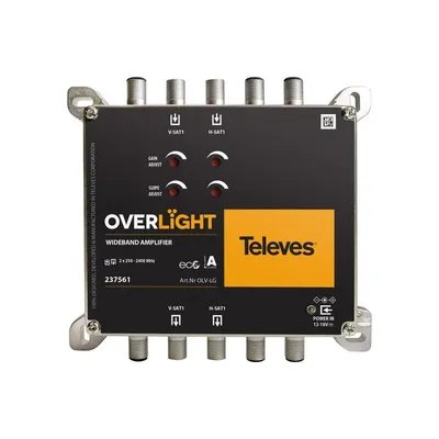 Produktbild von Widebandverstärker mit Entzerrer und Pegelsteller, 13dB, kompakt