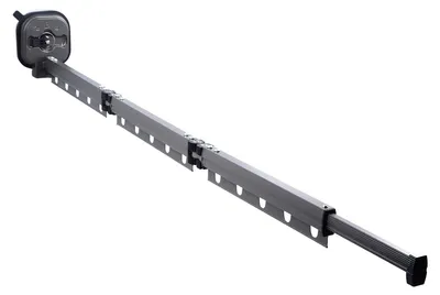 Produktbild von Kleiderständer Wandmontage - Platzsparend mit Saugnapf - Klappbar und Einziehbar