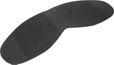 Immagine prodotto di Scarpe in pelle suola in gomma antiscivolo suola avampiede piatto riparazione mezzo pad (nero)