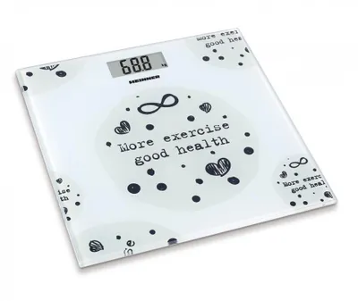Obrázok produktu pre Heinner HBS-150MSJ, Elektronická osobná váha, 150 kg, 100 g, Biela, Štvorec, Temperované sklo
