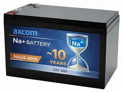 Produktbild von Axcom Natrium Ionen Akku 24V 4Ah mit 6,3mm Steckkontakten
